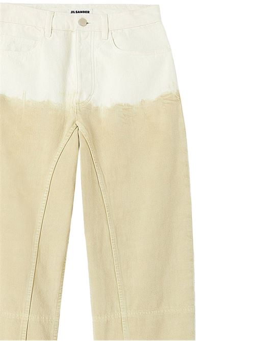 Denim di cotone beige/écru JIL SANDER | J01KA0161J46463265